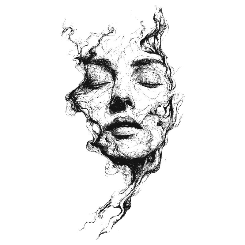 Graphisme d’art du sommeil