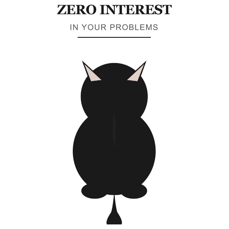 Silhouette du Démon Zéro Intérêt