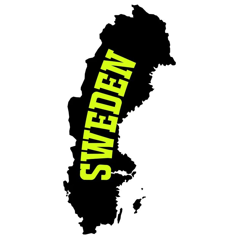 Sweden Neon Lettering