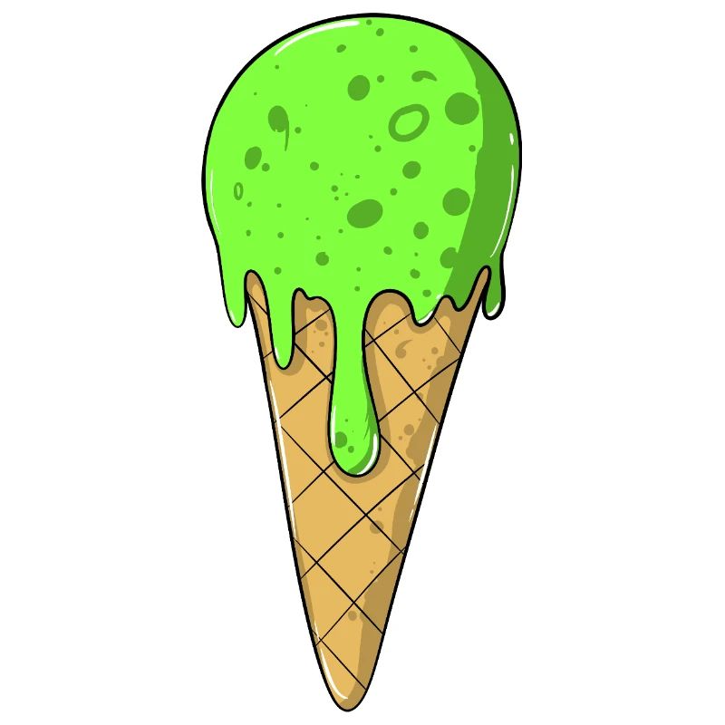 Eis | Grünes Eis Eiscreme | IceCream