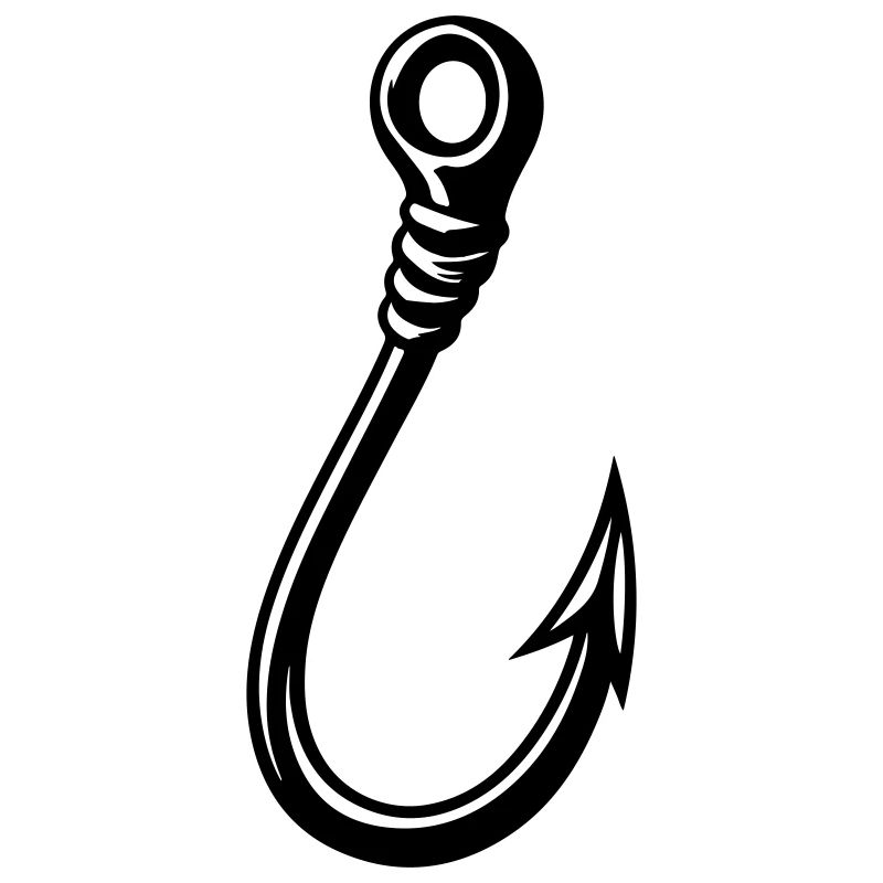 Fish hook icon