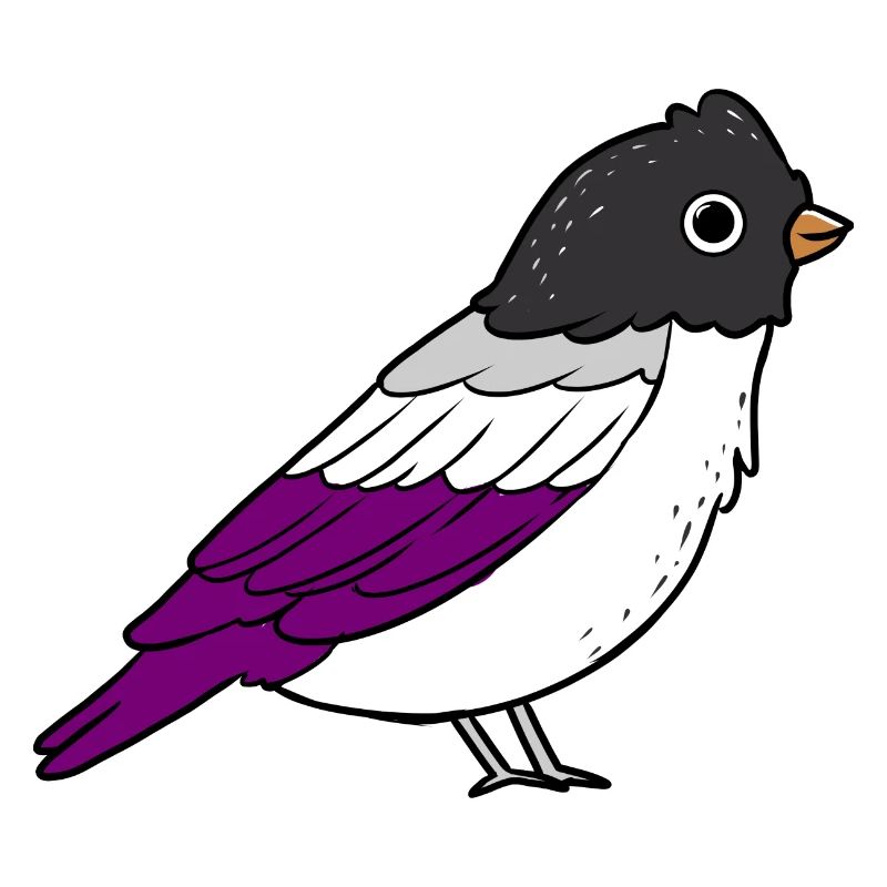 Asexueller Vogel Ace Pride