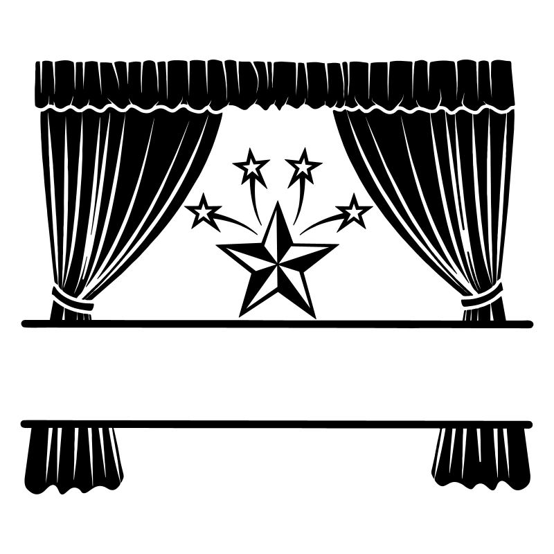 Vorhänge Ich bin ein Star