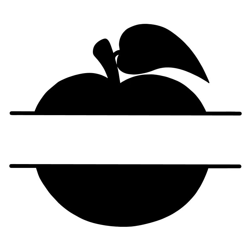 Textausschnitt im Apfel