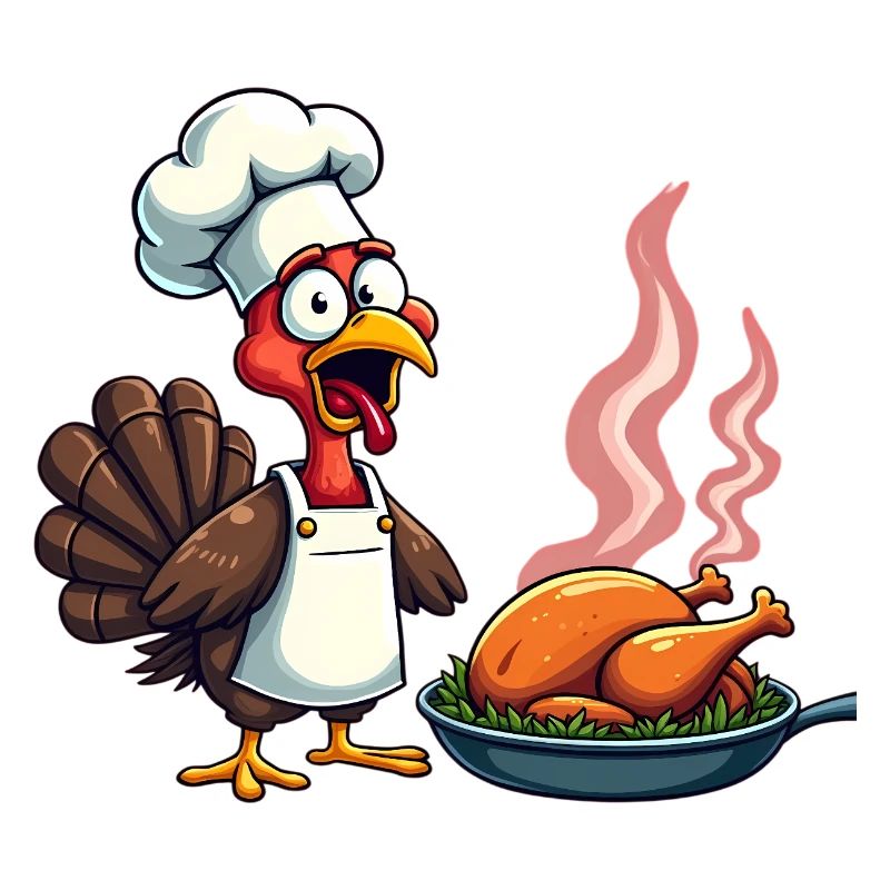 Cuisinier de dinde de Thanksgiving