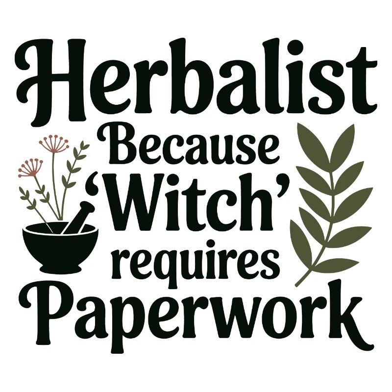 Herbalist Because Witch Requires Paperwork