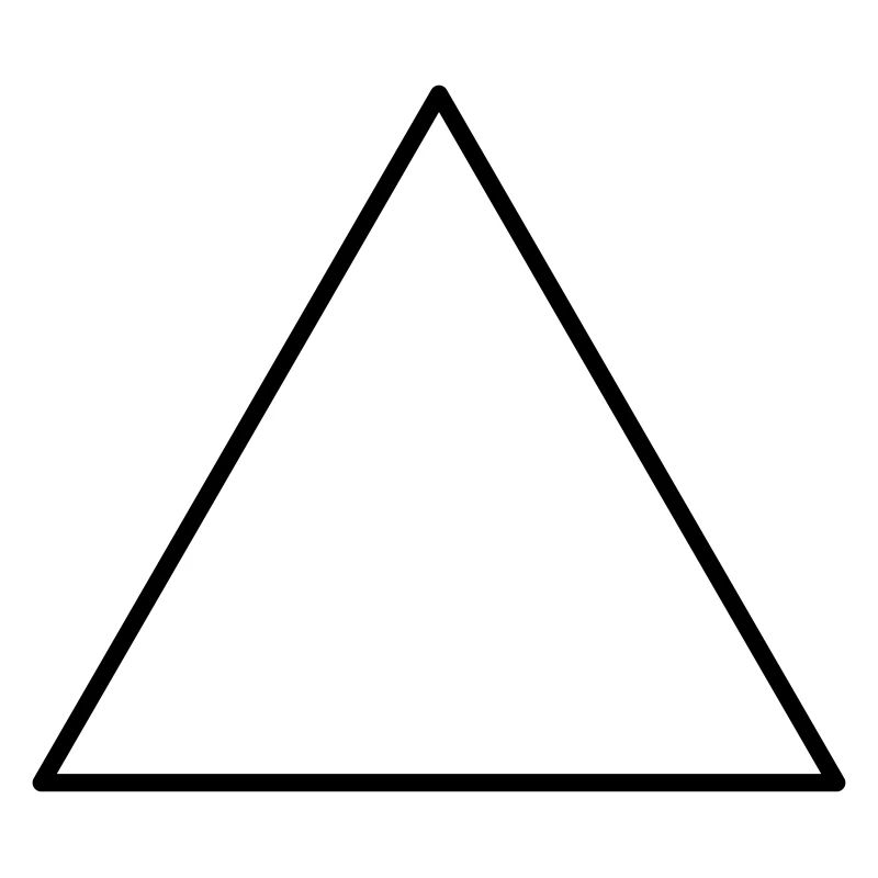 Symbol triangle equilateral