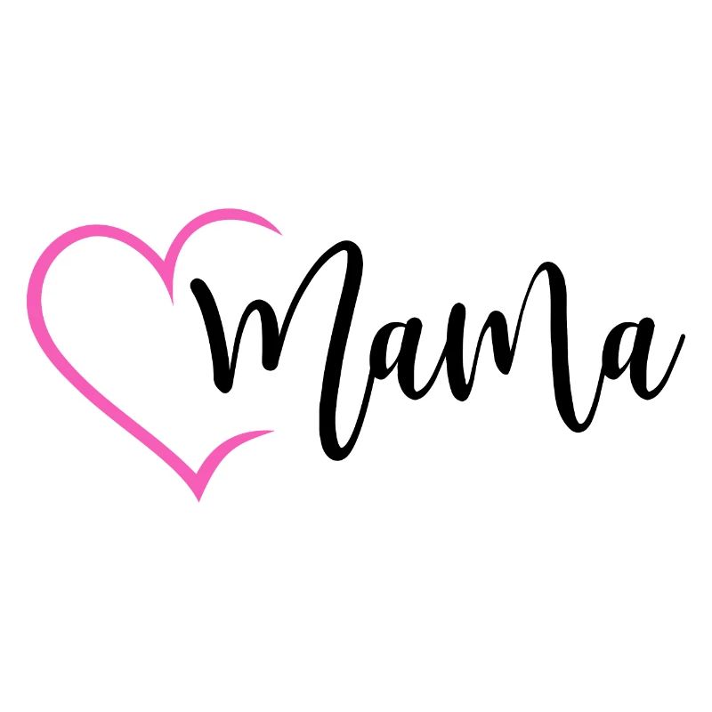 Mama mit Herz Mutter Liebe Muttertag Kind Geschenk