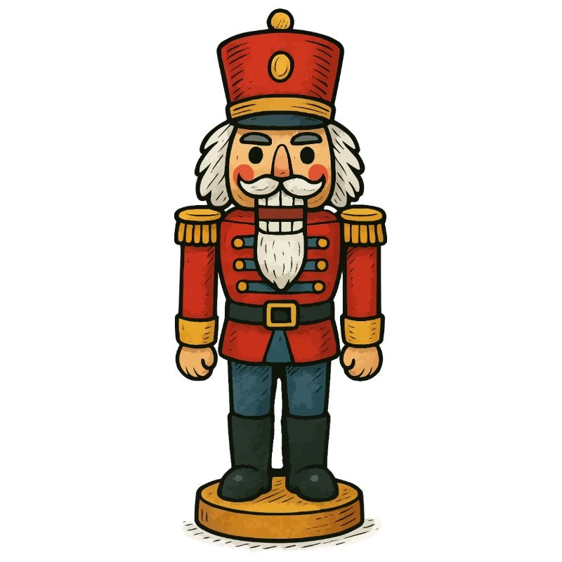 Nussknacker Soldat Comic
