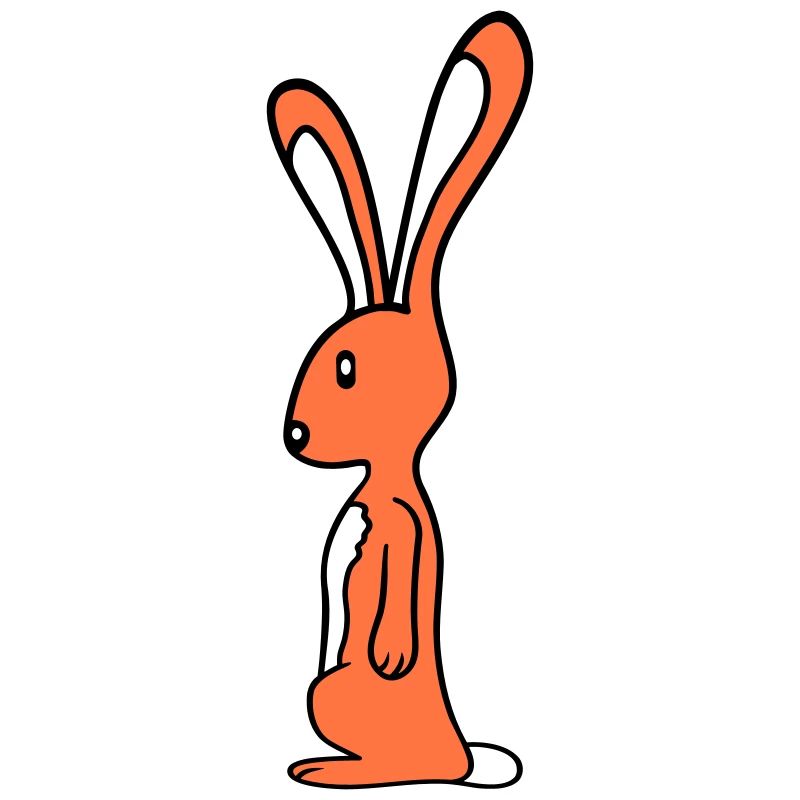 Bunny Rabbit Bunny Stands Cute Small Animal