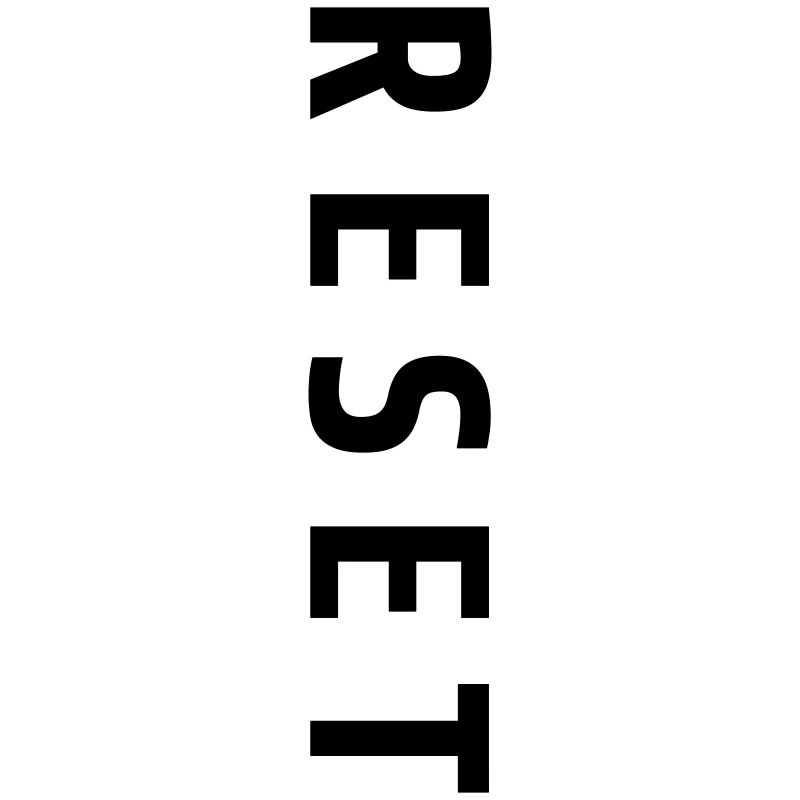 Reset Lettering New Beginning Gift