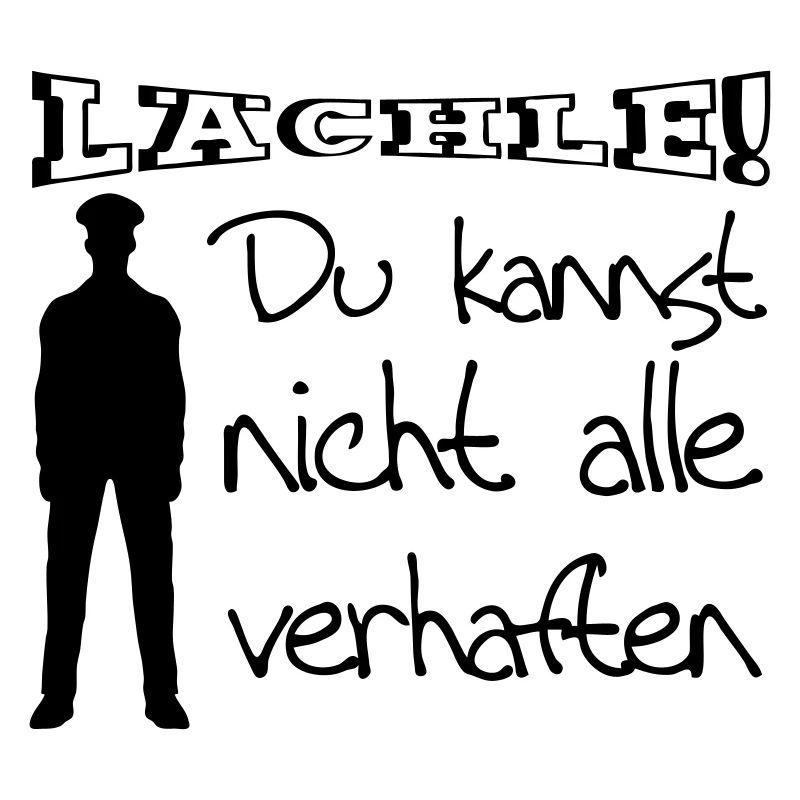 Polizei Geschenk Polizist lustig Spruch Beruf Fun