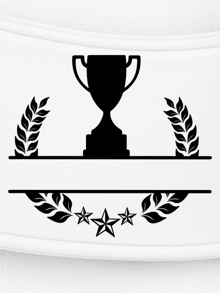 Laurel wreath monogram cup