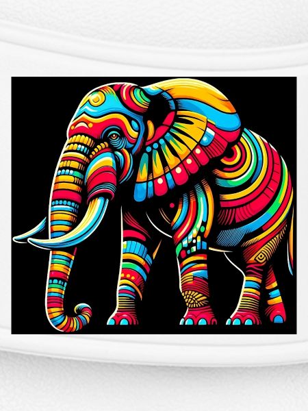 Éléphant Pop Art