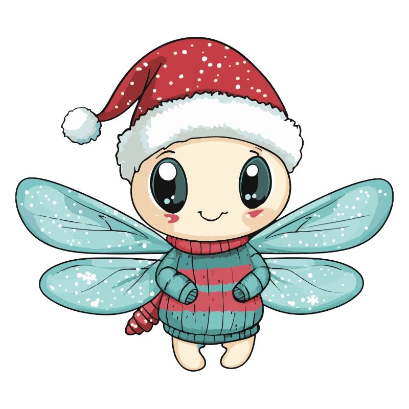 Bande dessinée de Noël Libellule