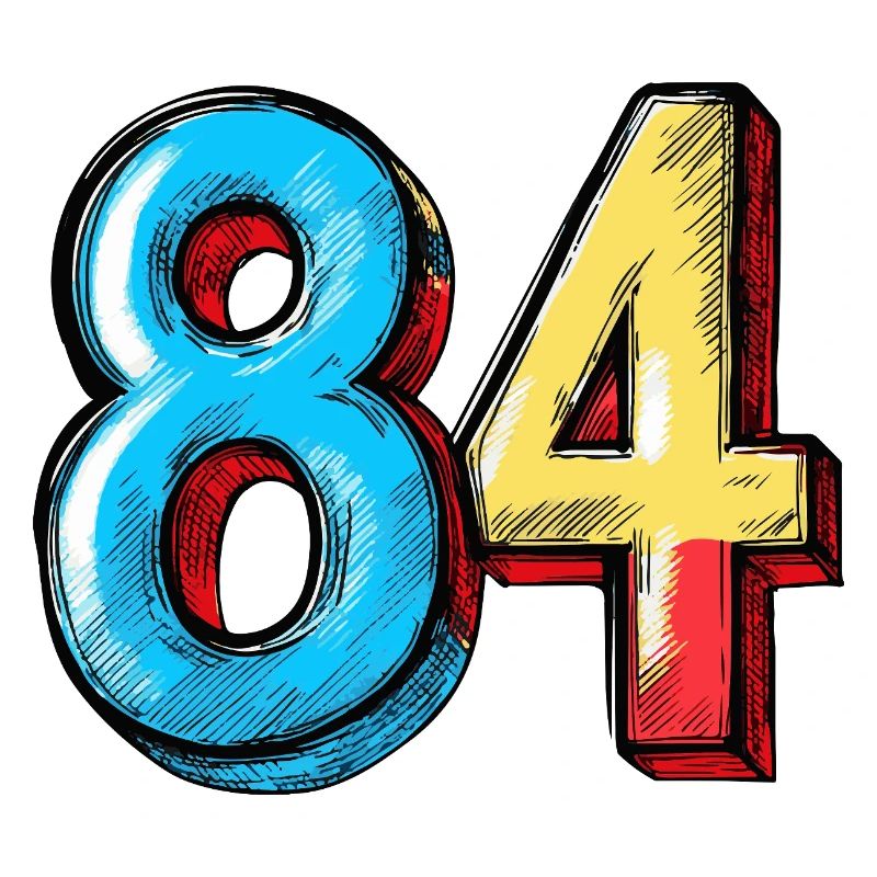 84 Number Symbol