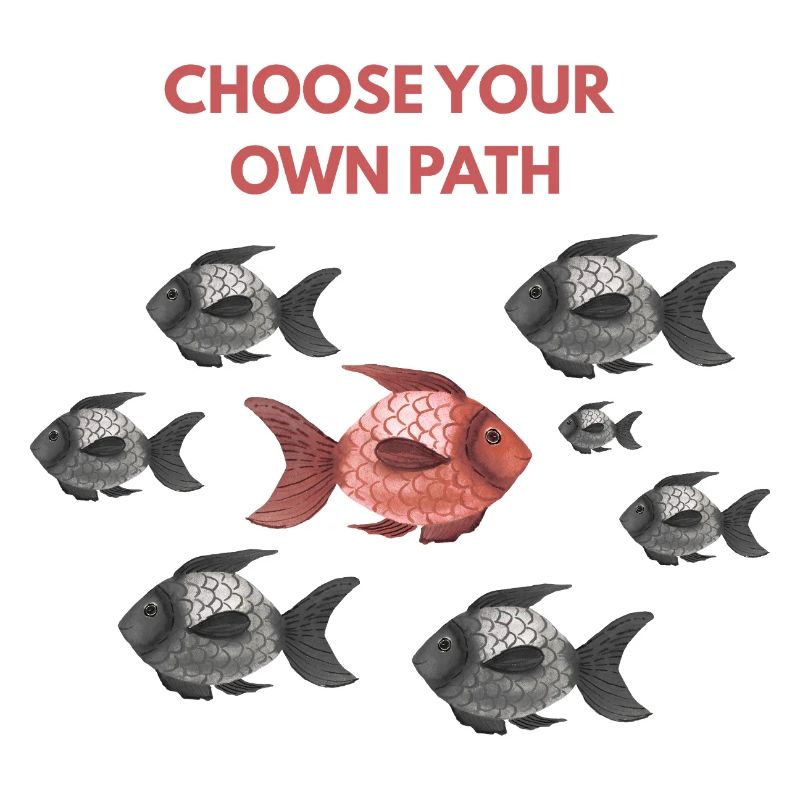 Choose your own path red fish