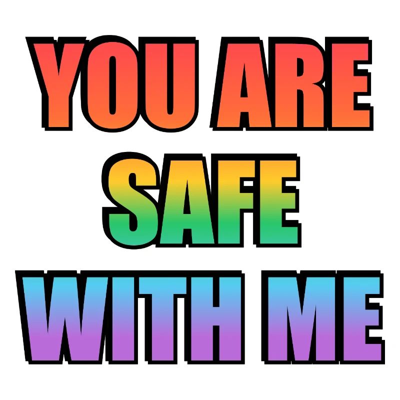 Tu es en sécurité avec moi, gradient