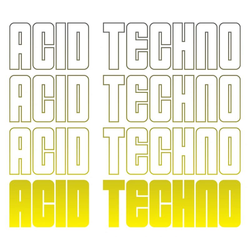 Acid Techno Repetition Gradient