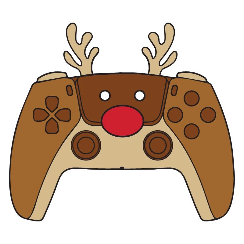 Reindeer Video Game Controller Christmas Player