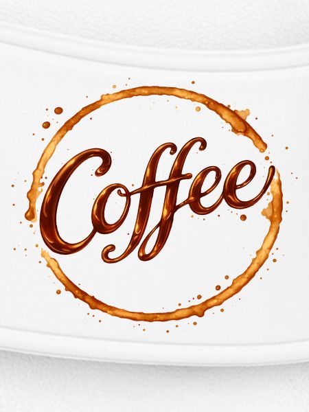 Coffee Cups Imprint Illustration