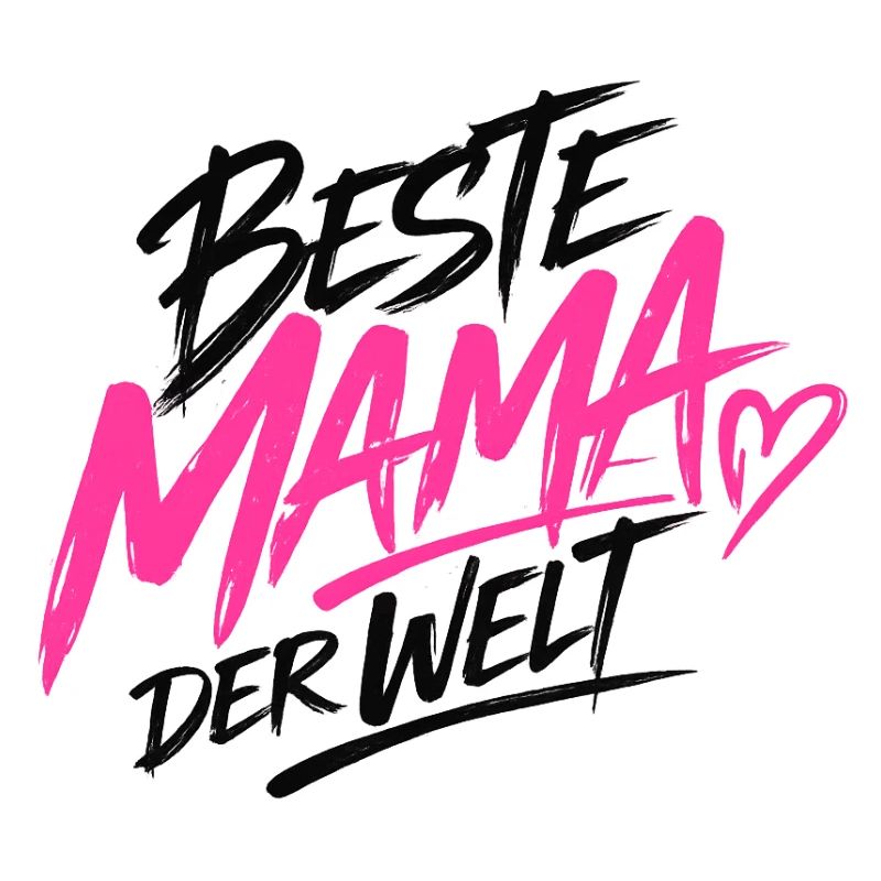 Beste Mama der Welt Neon Rosa