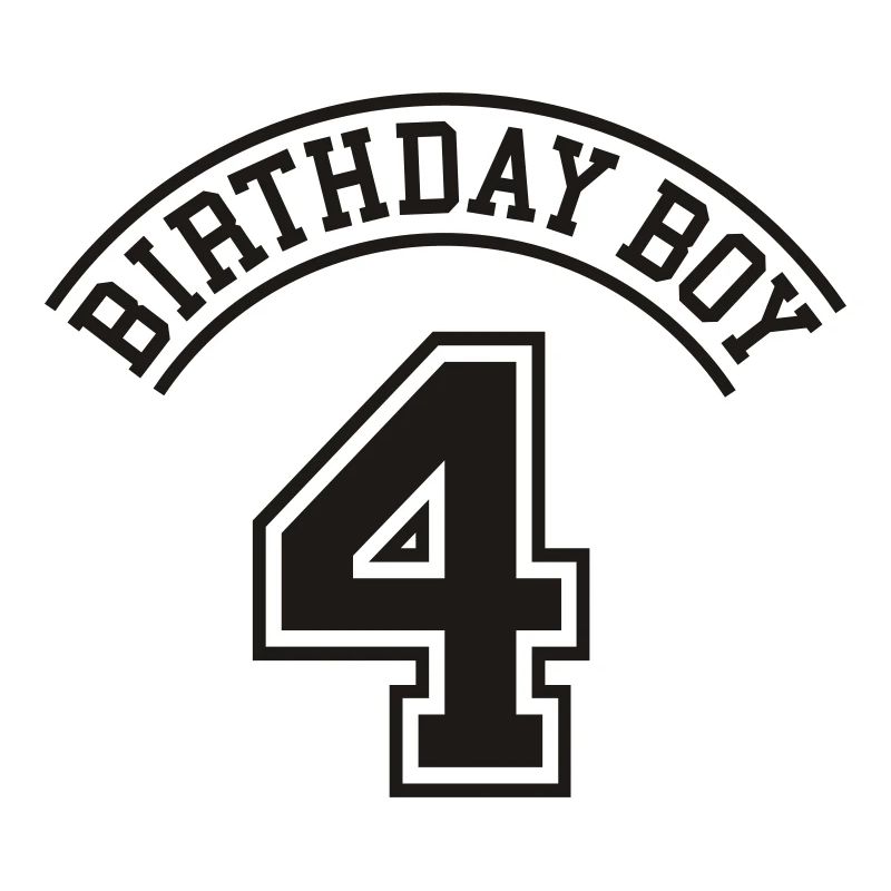 Birthday boy 4 years