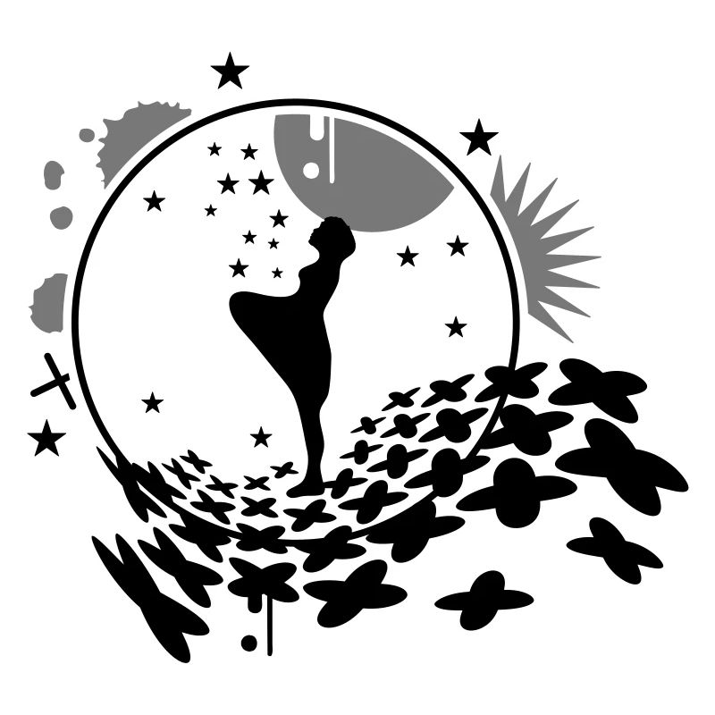 Die Sterntaler Mädchen mit Sterne