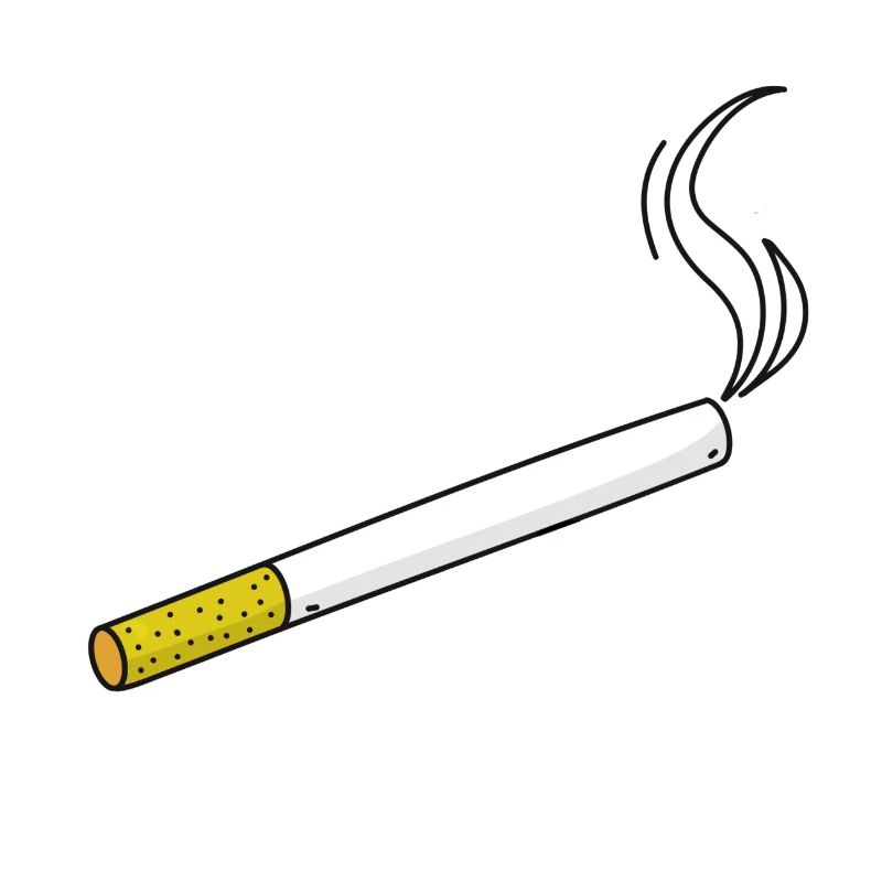 Smoking cigarette