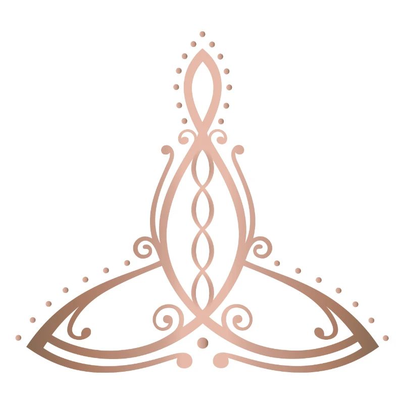 Celtic Motherhood Symbol Mutter mit vier Kindern
