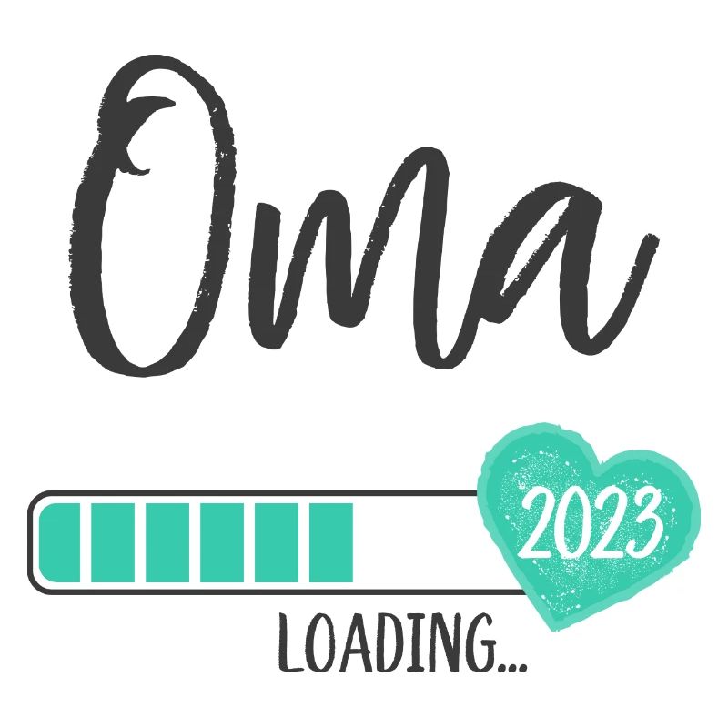 Oma Loading 2023 Herz Junge Werdende Großmutter