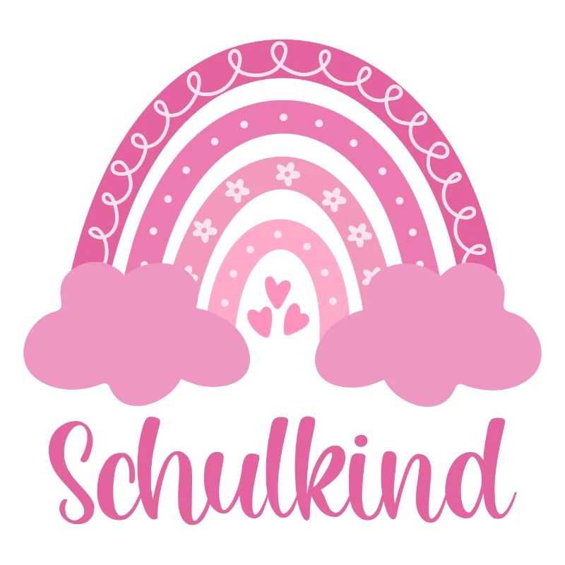 Schulkind Regenbogen