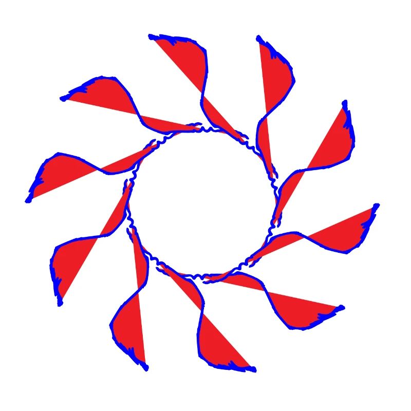 Pinwheel, Flower, Random Pattern Gyroscopic
