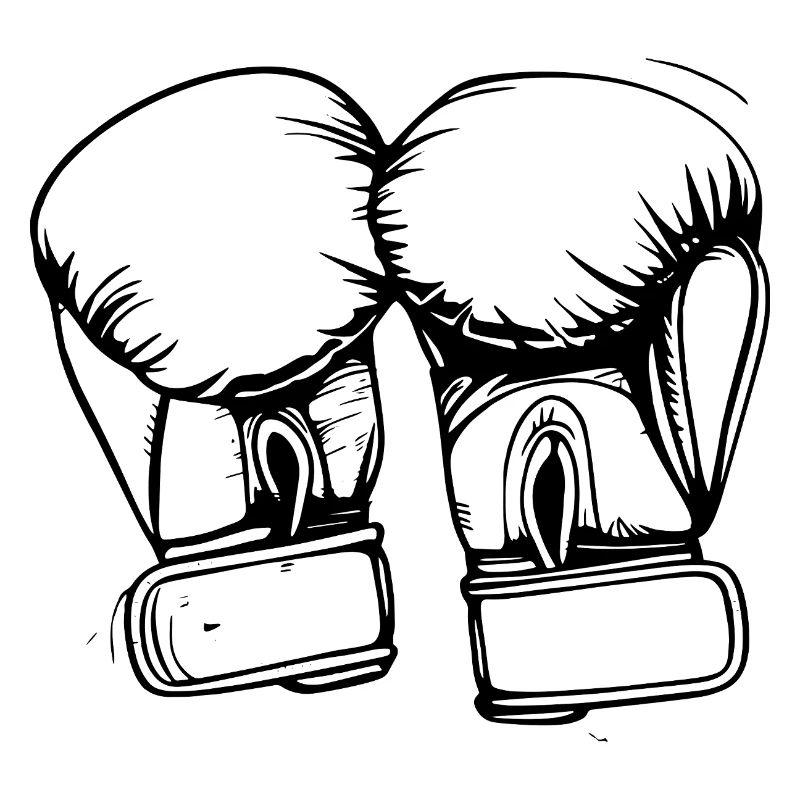 Dessin de gants de boxe