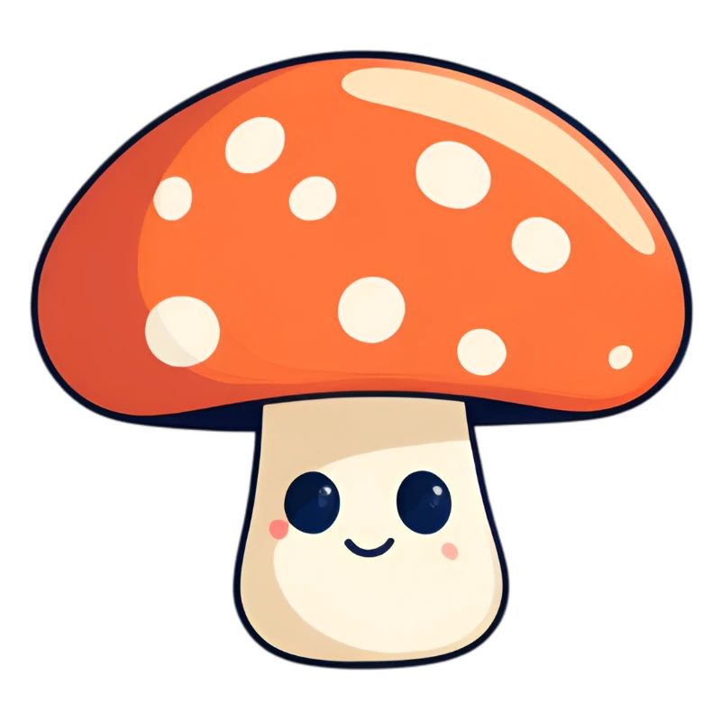 Champignon ami Illustration d’automne