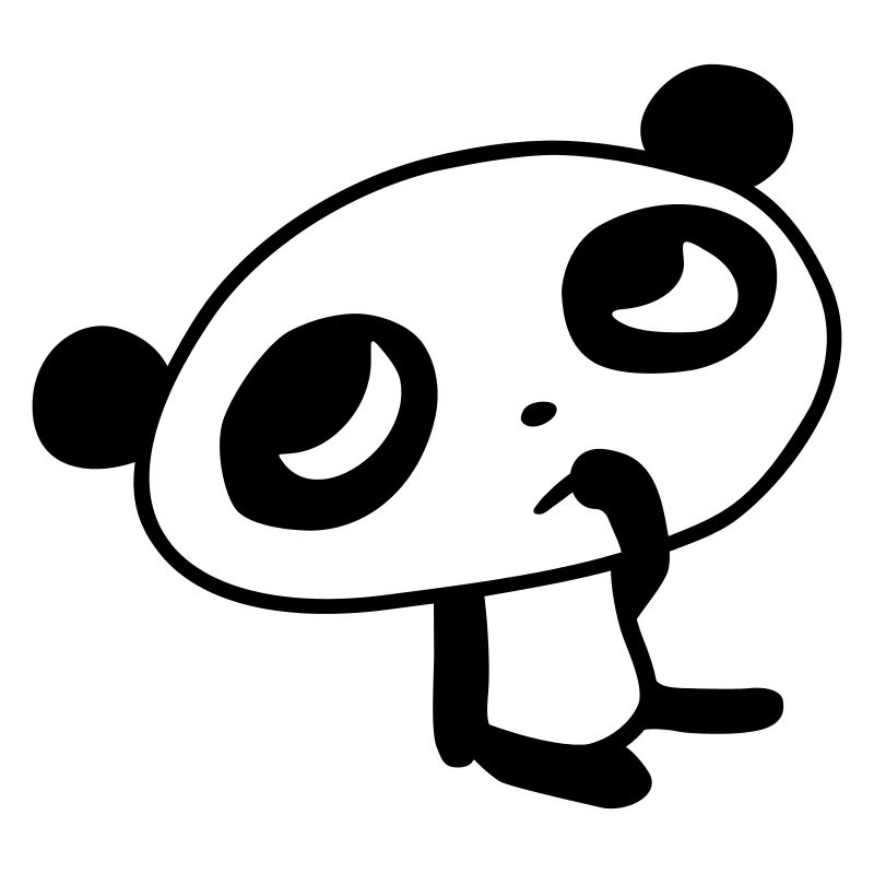 Cute Panda – Kawaii Bear & Bamboo Design