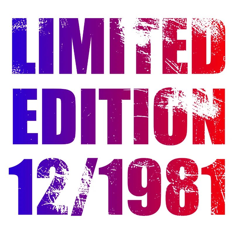 44th Birthday Limited Edition 12/1981