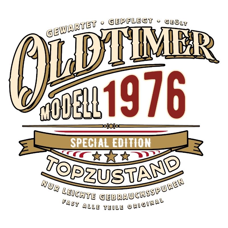 Oldtimer Modell 1976 | Geburtstag Geschenk