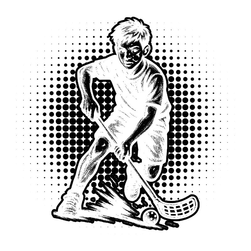 Characterful floorball design