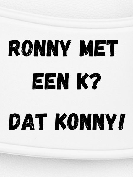 Ronny with a K