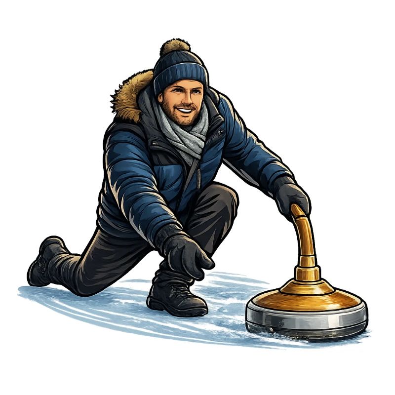 Puissance du curling d’hiver
