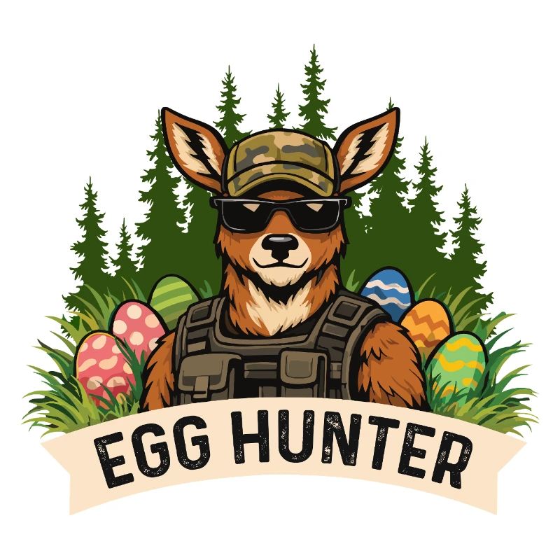 Egg Hunter Osterhase Frühling Eierfärben