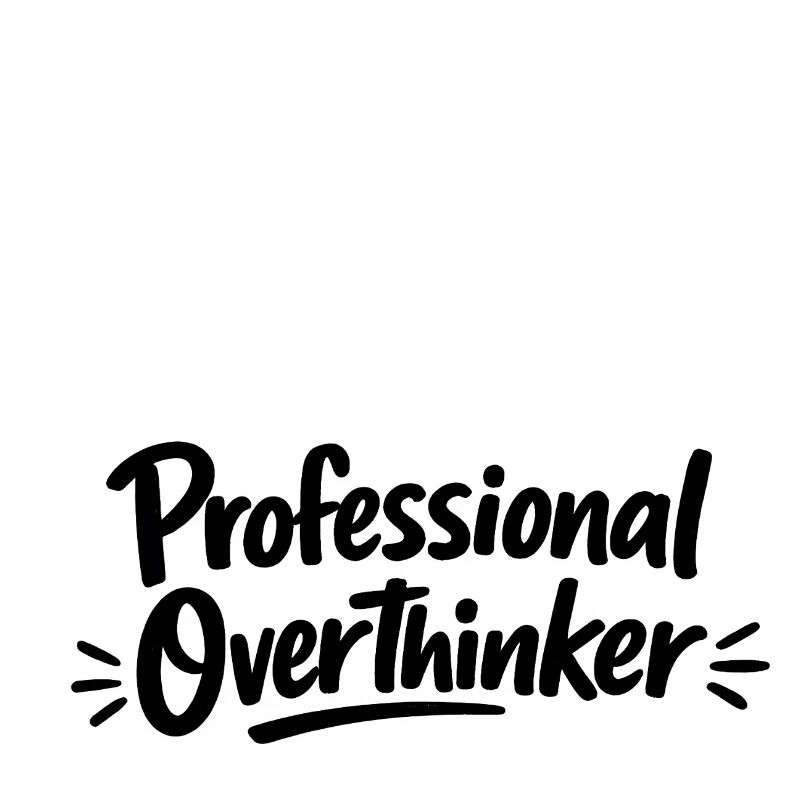 Professional OVERTHINKER Minimalistisch