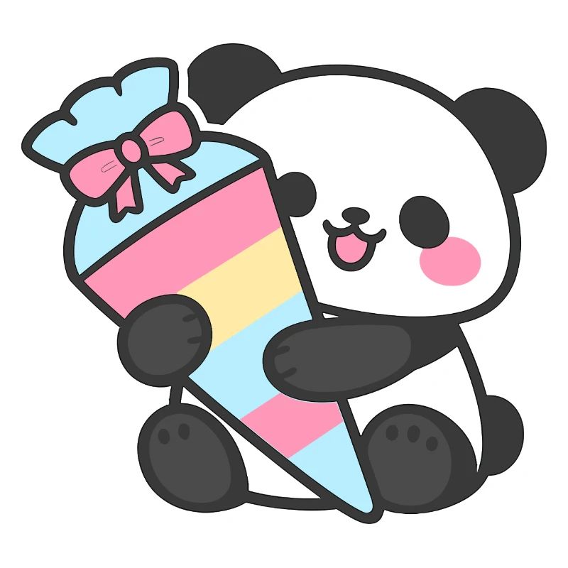 1. Klasse Panda Einschulung Geschenk 2026