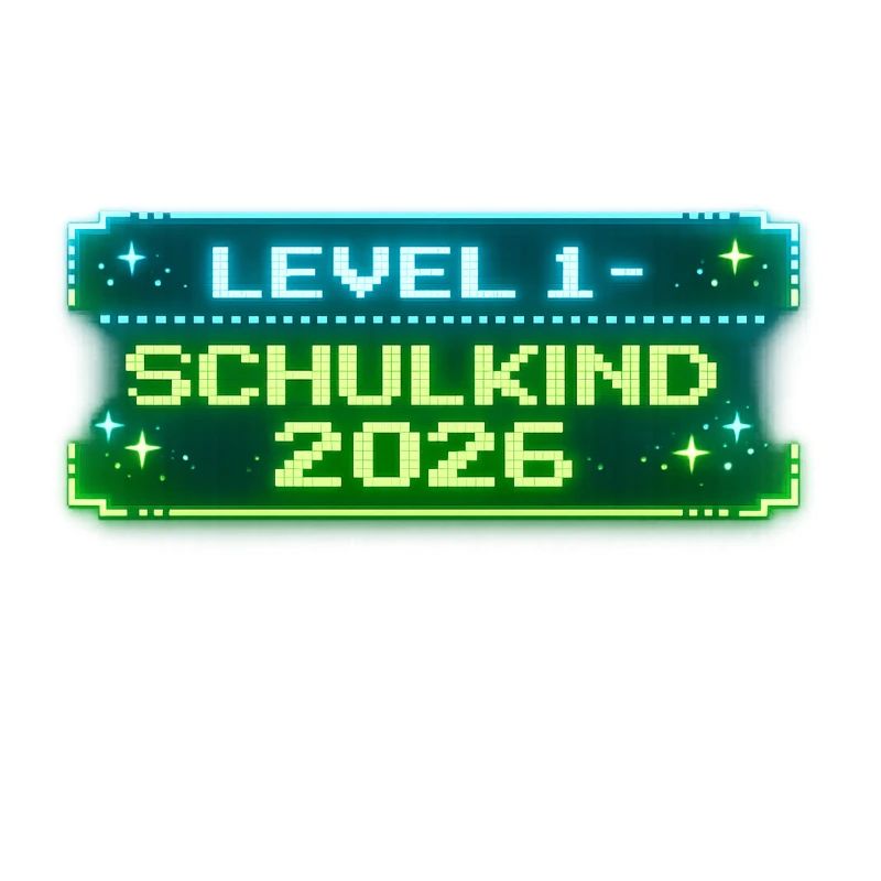 Level 1 Schulkind 2026 Einschulung