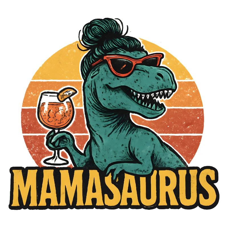 Mamasaurus Mama Mutter Geschenkidee Humor Lustig