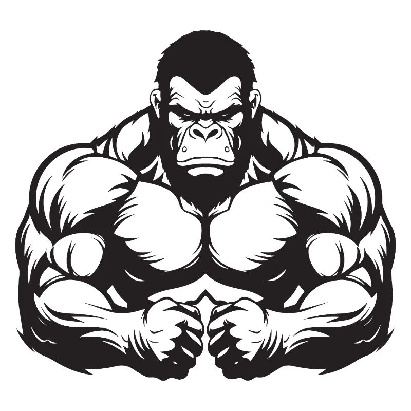 Muscles gorilles