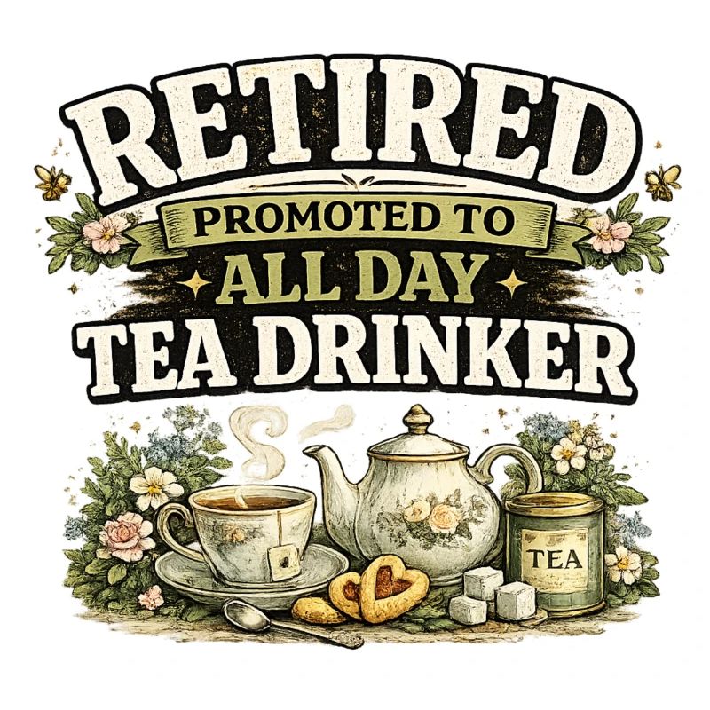 Retirement Tea Drinker All Day