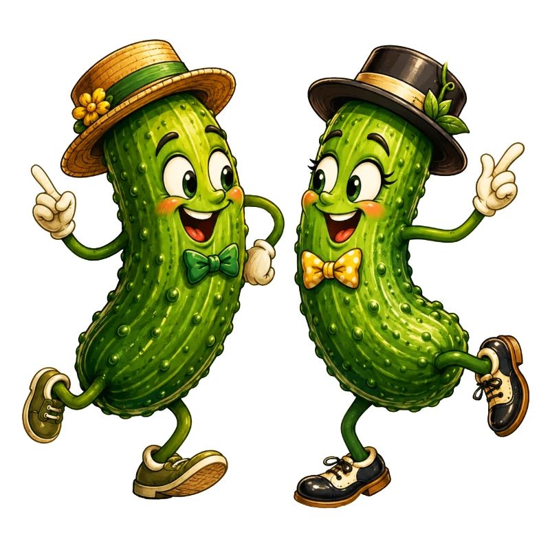 Dancing cucumbers
