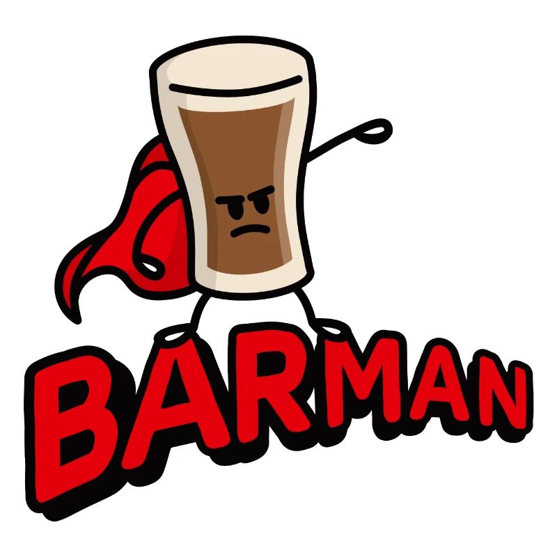 Stout beer pun, Barman, bartender superhero Irish